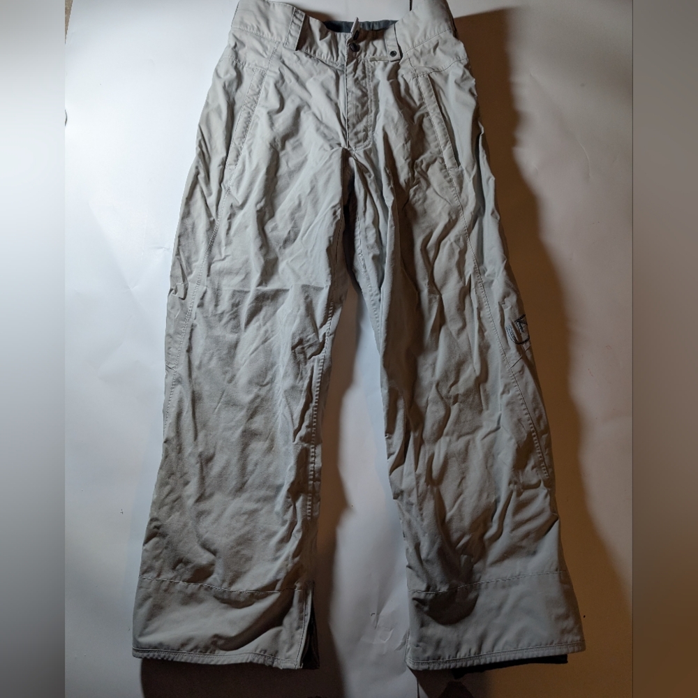 Burton Snowboarding Snow Ski Pants Women’s Size Small White Adjustable Waist
